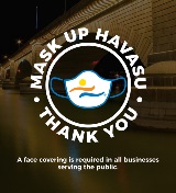 Mask Up Havasu Sign