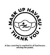 Mask Up Havasu Sign