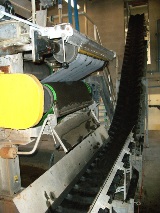 Conveyor Belt to take Solids to a Dump Truck