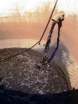 Backwash Sludge containing Manganese and Iron
