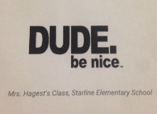 Dude. Be Nice.